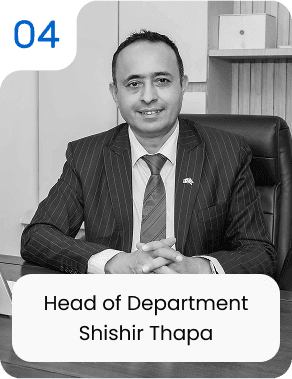 Shishir Thapa, Head of Department